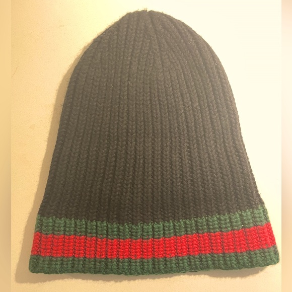 Gucci Beanie Wool with Web - Picture 3 of 4